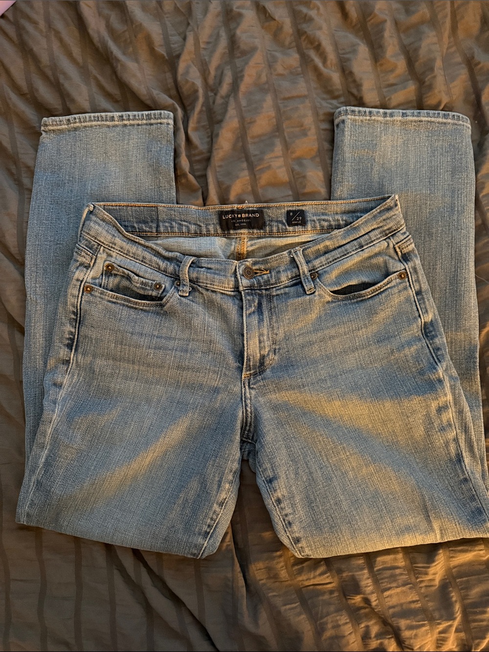 Lucky Brand Light Wash Straight Leg Jeans